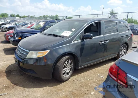 2011 Honda Odyssey Ex-L из США, поврежденный, VIN 5FNRL5H62BB063125